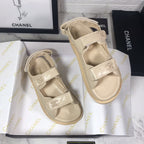 CC 25S Dad Sandal Nude Calfskin