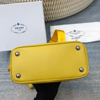 PRA MINI 23 BAG IN SUNNY YELLOW SAFFIANO LEATHER