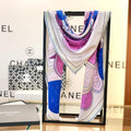 CC Square Scarf 140 CM In Colorful Silk Twill 288636