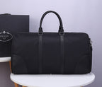 PRA 55 TRAVEL BAG IN BLACK WATERPROOF FABRIC
