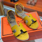 SANTORINI SANDAL AMBER CALFSKIN