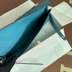 HM Kelly Cut 31cm Light Blue Swift Leather Ghw