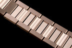 pasha 35mm automatic pink gold white dial diamond bezel