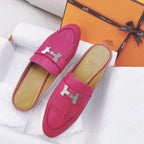 HM Rivoli Mule Pink Goat Leather 348016