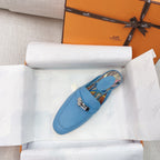 HM Oz Mule Blue Cowhide 348087
