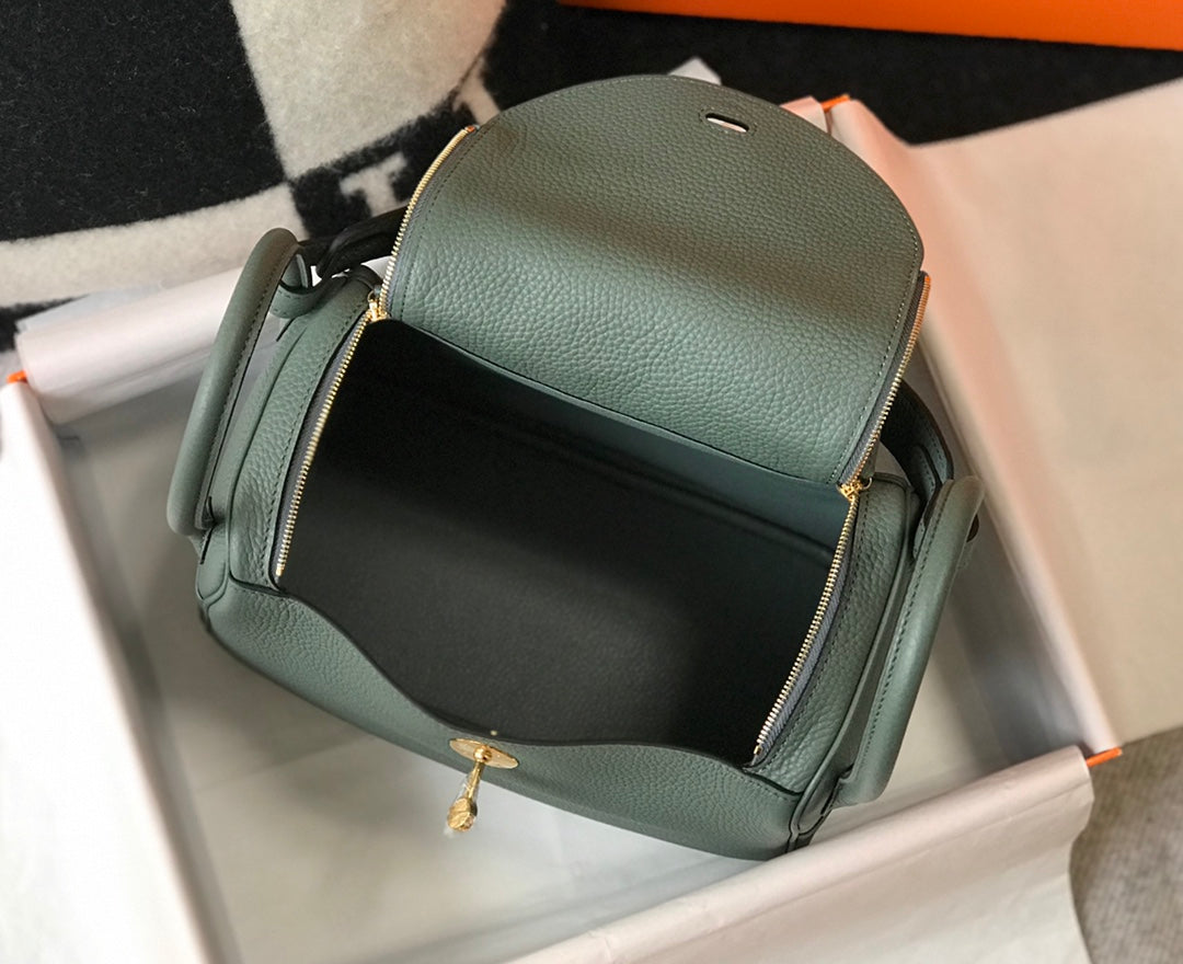 HM LINDY 26 BAG PINE TAURILLON CLEMENCE LEATHER