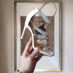 Jimmy 25 Josefine 100mm Sandals White Calfskin 240071
