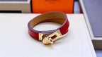 HM Kelly Double Tour Pink Gold Bracelet