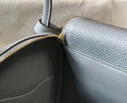 HM LINDY 30 BAG TEMPERED GRAY TAURILLON CLEMENCE LEATHER