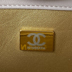 Classic Mini Flap Bag 17cm Pastel Pink Lambskin Gold Hardware