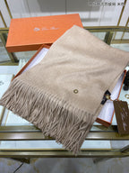 LP Grande Unita Scarf 200 CM In Light Beige Cashmere 645524