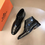 HM Men's Boot Black Patent Leather 527894