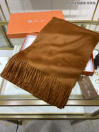 LP Grande Unita Scarf 200 CM In Caramel Cashmere  645520