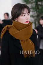 LP Grande Unita Scarf 200 CM In Caramel Cashmere  645520