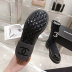 CC Short Boots 45mm Black Stretch Wool And Cowhide