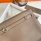 Kelly Danse II 22cm Dark Brown Evercolor Leather Shw