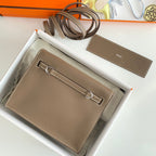 Kelly Danse II 22cm Dark Brown Evercolor Leather Shw