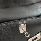Kelly Danse II 22cm Black Evercolor Leather Shw