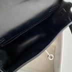 Kelly Danse II 22cm Black Evercolor Leather Shw