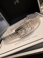 Cartier Tank American 19mm Silver Blue