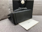 CC GRAND SHOPPING TOTE BAG 34CM BLACK CAVIAR SILVER HARDWARE
