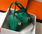 HM LINDY 26 BAG CASTLETON GREEN TAURILLON CLEMENCE LEATHER