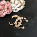 CC Brooch Pink Gold 159602