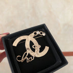 CC Brooch Pink Gold 159602