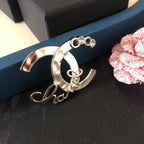 CC Brooch Pink Gold 159602