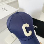 Celin Cap Navy Blue Cotton Twill Fabric 210449