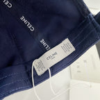 Celin Cap Navy Blue Cotton Twill Fabric 210449
