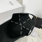 Celin Cap Black Cotton Twill Fabric 210450