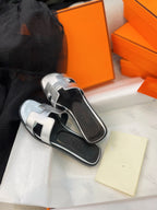 Oran Sandal Silver Leather