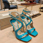 Jimmy 25 Azia 95 Pacific Blue Patent Leather 240080