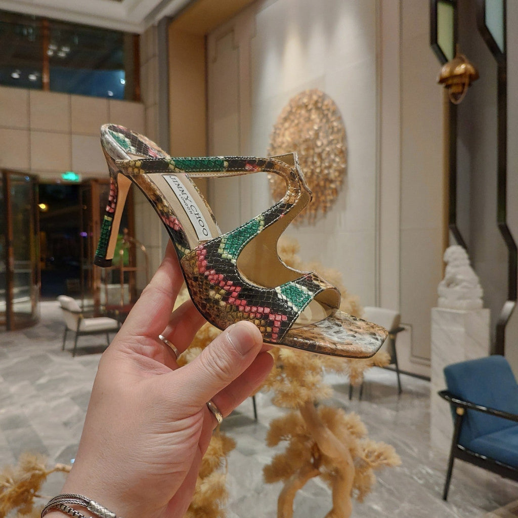 Jimmy 25 Anise 85 Multicolor Snake Skin 240073