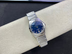Omega Constellation 29mm Silver Blue Dial