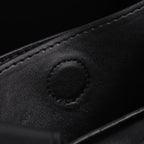 PRA 18 DYNAMIQUE LOGO TOTE BAG IN BLACK CALFSKIN