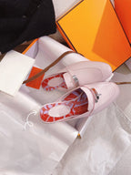 OZ Mule Pink Calfskin