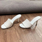 LV Neo Revival Mule 85mm White Cowhide