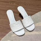 LV Neo Revival Mule 85mm White Cowhide