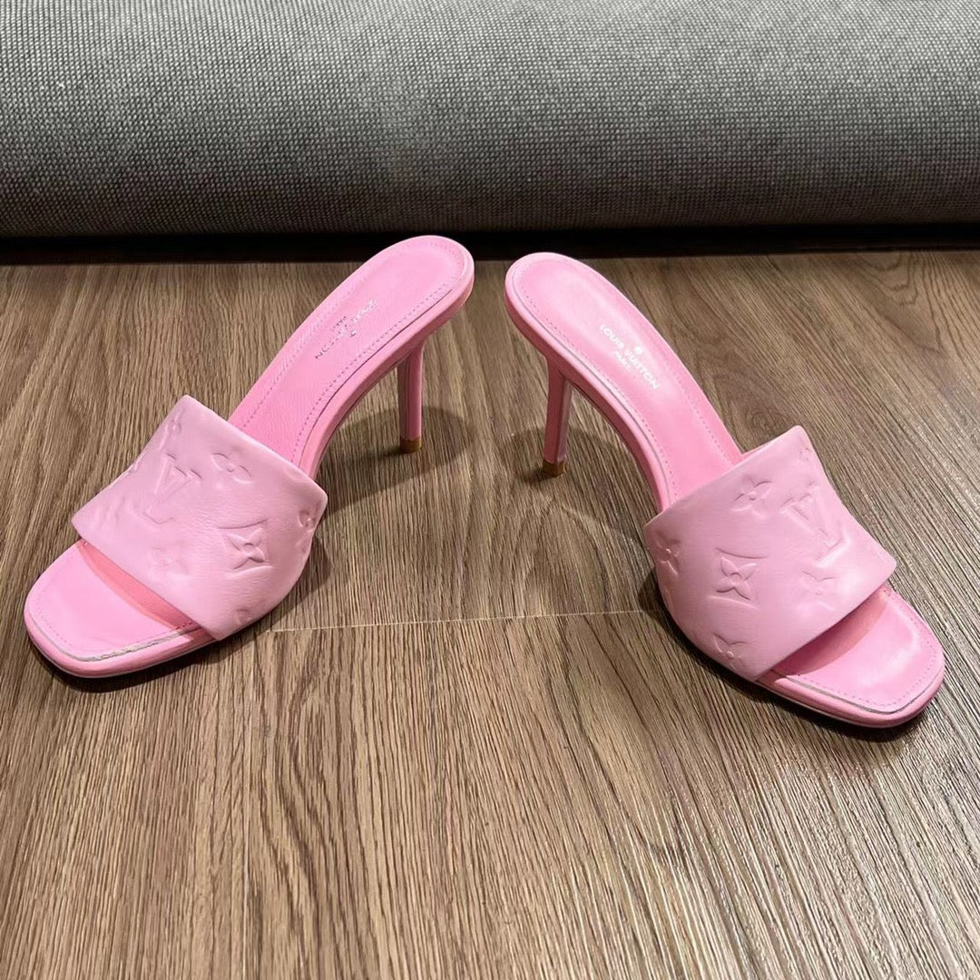 LV Neo Revival Mule 85mm Pink Cowhide