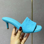 LV Neo Revival Mule 65mm Blue Cowhide
