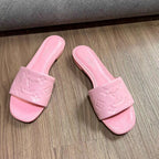 LV Neo Revival Flat Mule 15mm Pink Cowhide