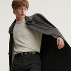 HM Cape Cod 32mm Reversible Belt Black Chocolate Leather 187795
