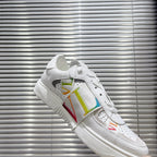 Valenti Low Top VL7N White Mix Multicolor Calfskin And Canvas 993722