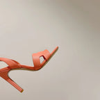 SLINGBACK SANDAL ETERNITE 105 CANTALOUPE LAMBSKIN