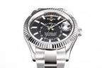 Rolex Sky-Dweller 42mm Silver Black Dial