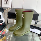 CC Rainboots Dark Green Rubber  204191