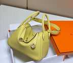 HM LINDY 26 BAG LEMON TAURILLON CLEMENCE LEATHER
