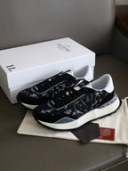 VT Lace Sneaker Black Suede Leather